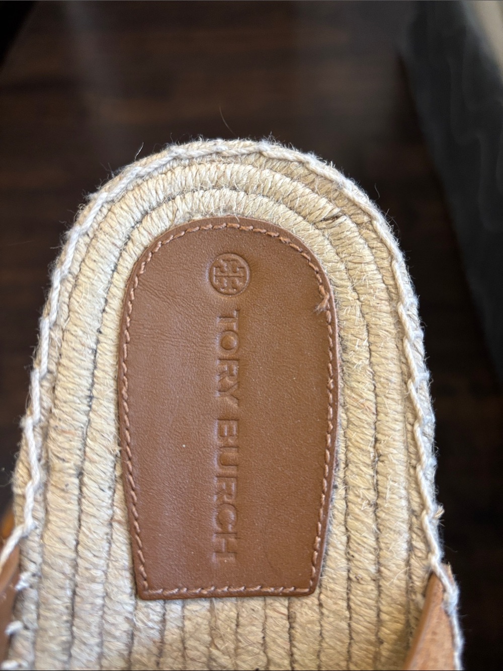Tory Burch Women's Suede Dual-Buckle Slide Sandals - Tan - Picture 3 of 6
